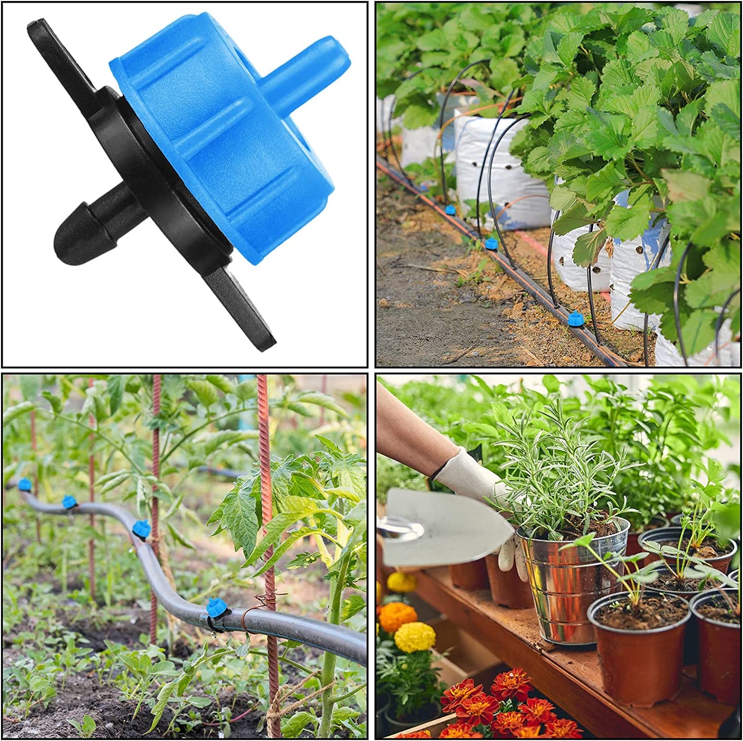 Drip Irrigation Accessories Plant Watering Emitter Online Dripper (8Ltr/Hour)