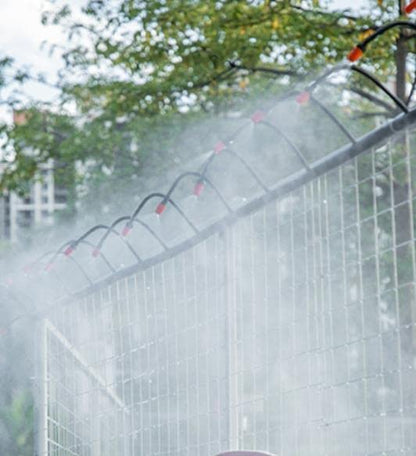 Plastic Drip Irrigation Misting Nozzles Adjustable Garden Dripper Spray Emitters Sprinkler Atomizing Micro Mist Head Atomizer Fogger For Watering System Sprayers