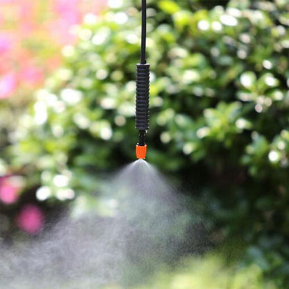 Plastic Drip Irrigation Misting Nozzles Adjustable Garden Dripper Spray Emitters Sprinkler Atomizing Micro Mist Head Atomizer Fogger For Watering System Sprayers