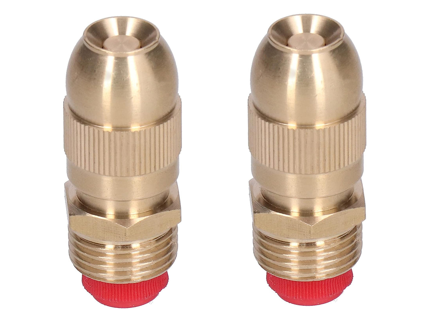 Adjustable Brass Sprayer Mist Sprinkler Nozzle Drip Irrigation Jet Spray Misting Head 1/2" Male Thread for Watering Garden Lawn Atomizing Fogger System