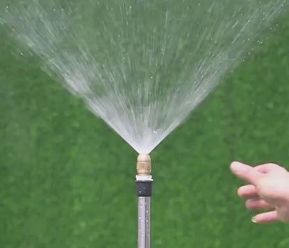 Adjustable Brass Sprayer Mist Sprinkler Nozzle Drip Irrigation Jet Spray Misting Head 1/2" Male Thread for Watering Garden Lawn Atomizing Fogger System